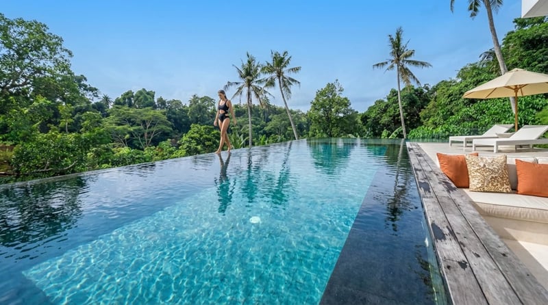 Supreme Villa 4BR Ubud Epic Pool Sunrise Canyon 7