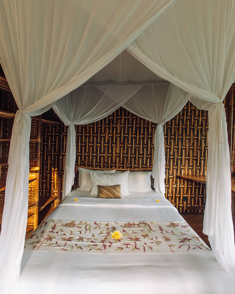 Temple House 3bds Eco Bamboo House Pool River View 12