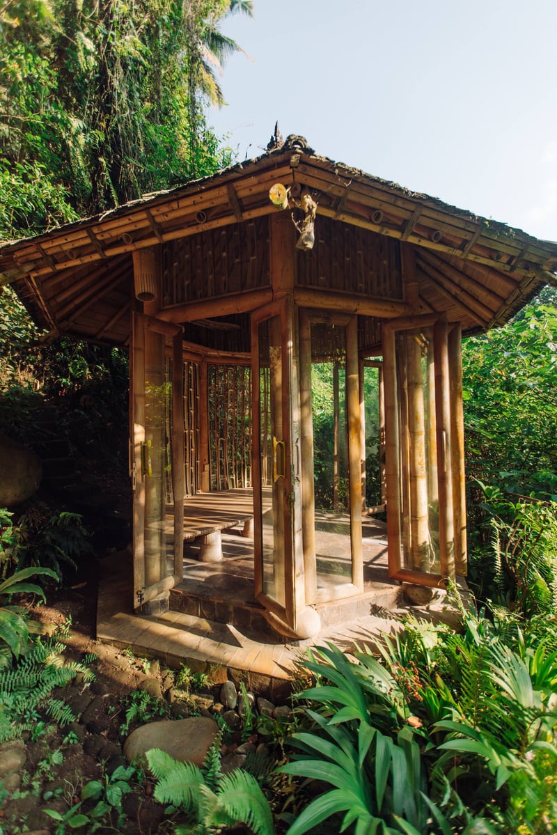 Temple House 3bds Eco Bamboo House Pool River View 20