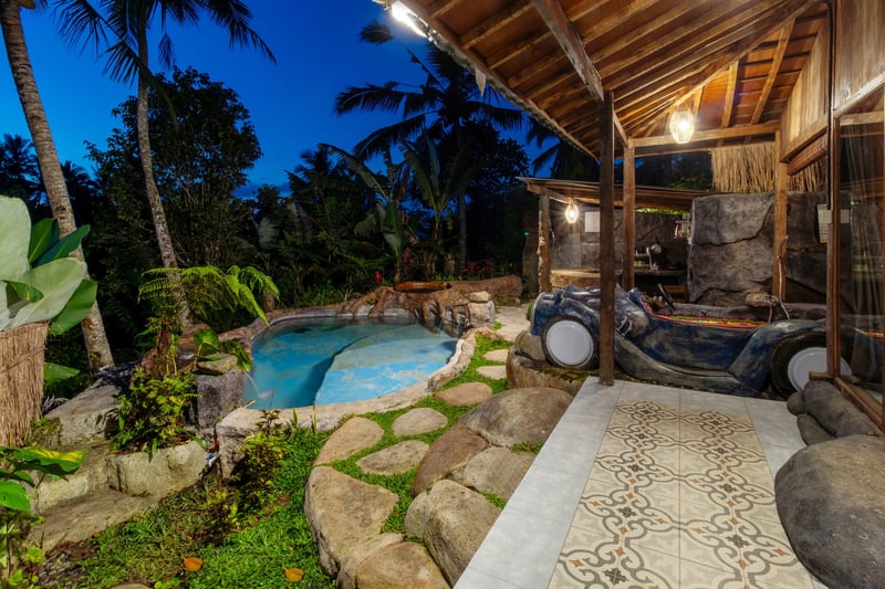 private jungle cabin + private poll + jungle view 33