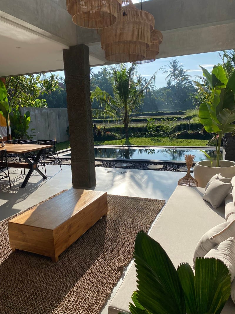 Villa MAHA -  3 BDR Poolvilla mit Reisfeldblick 2