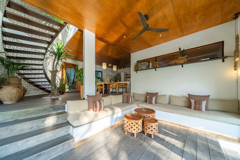 Stunning 9BR | 180° Rice Fields View in Canggu 9