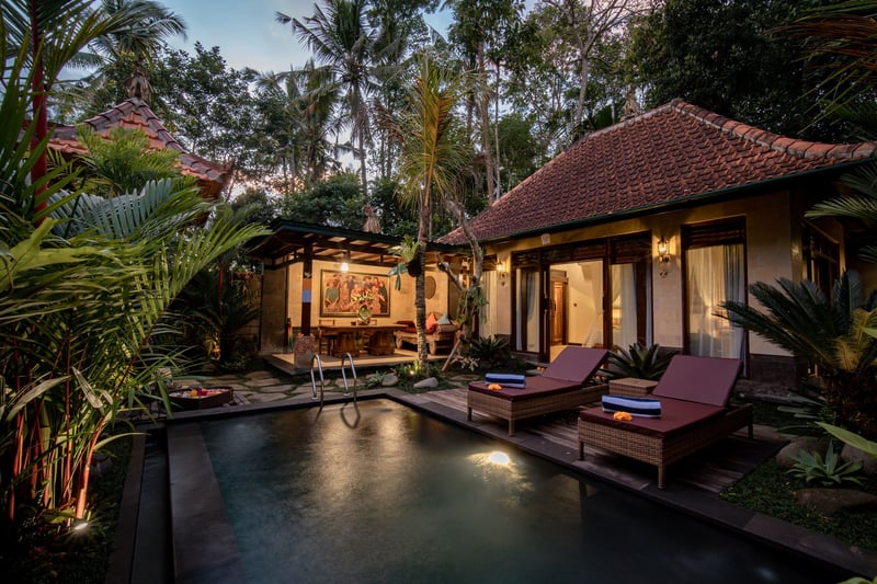 1-BR Private Villa in Ubud with Traditional Style 1