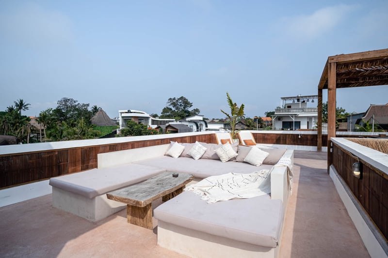 6-person  Boho Villa Canggu Perenenam, Rooftop cinema, pool 35