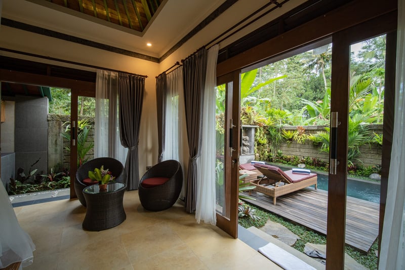 1-BR Private Villa in Ubud with Traditional Style — photo 5