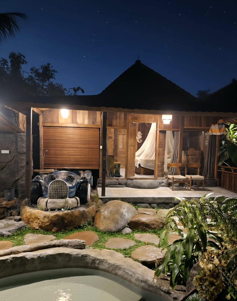 private jungle cabin + private poll + jungle view 6