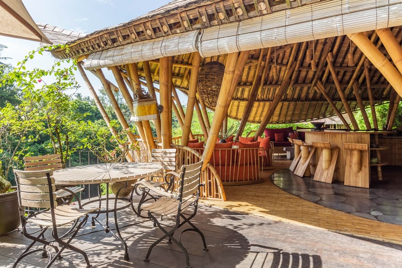 Ananda House 3bds Eco Bamboo House Pool River View 12