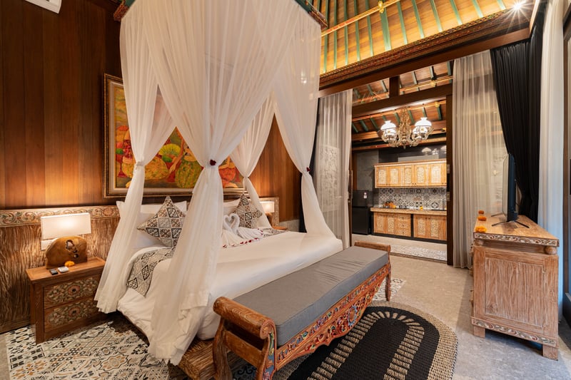 Luxury 1-BR Romantic Balinese Private Villa Ubud 7