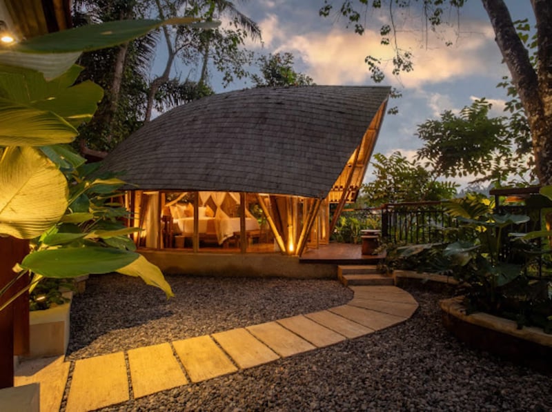 Bamboo Villa | Outdoor Tub & Sunset View 1