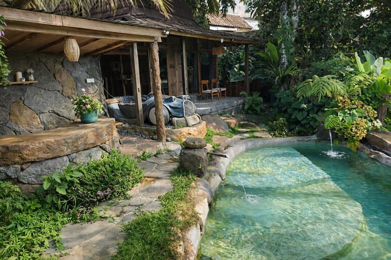 private jungle cabin + private poll + jungle view 39