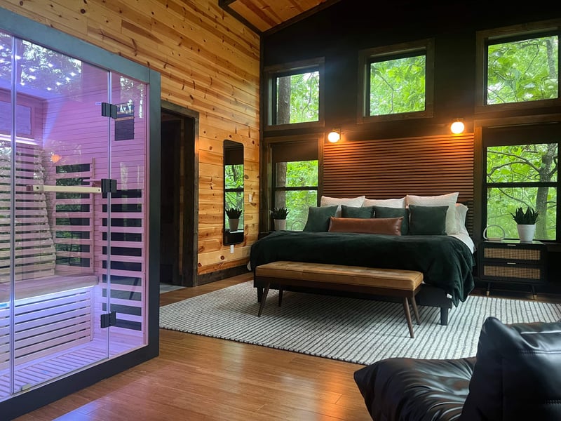 Luxury Elevated Cabin (Sauna/Yoga) — photo 2