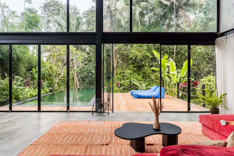 Modern 3BR Ubud Villa • Private Pool • Nature View 14
