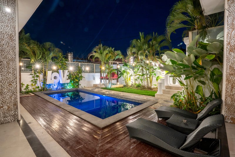 Cozy 3BR w/Pool, Sauna, IceBath 5 min Canggu beach — photo 2