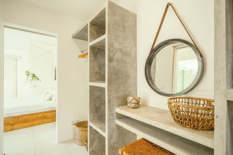 Stylish 1BR pool villa close to beach with office 30