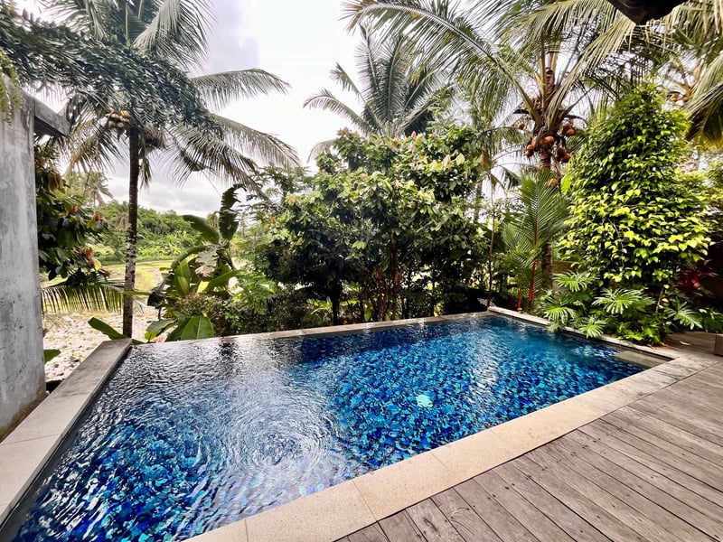 Private Infinity Pool 2BR Ricefield Retreat w/ BF 7