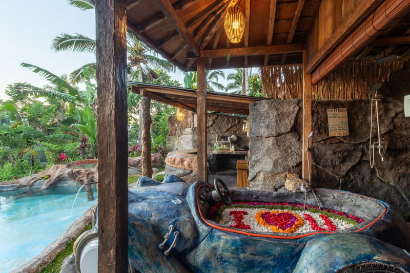private jungle cabin + private poll + jungle view 26