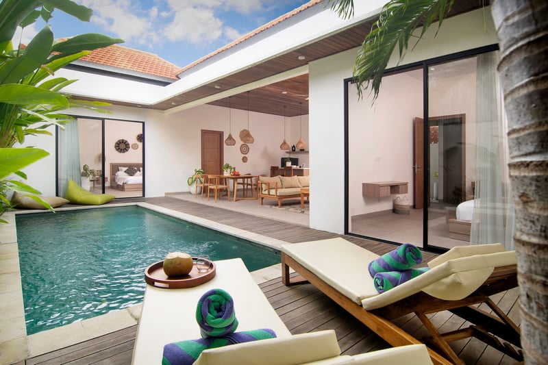 2BR Quiet Pool Villa, Central Umalas Retreat 3 1