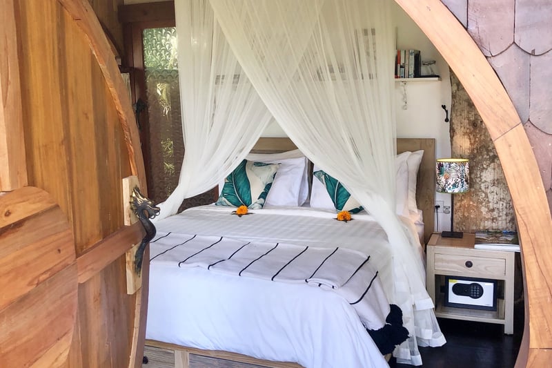 Enchanted Hobbit Treehouse Nestled in the Jungle 10