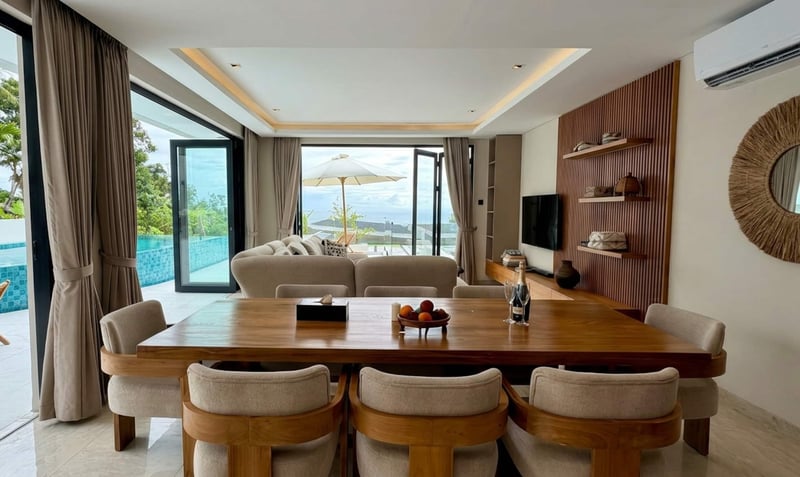 Zen Hillside Aquamarine 3BR Oceanview Private Pool 15
