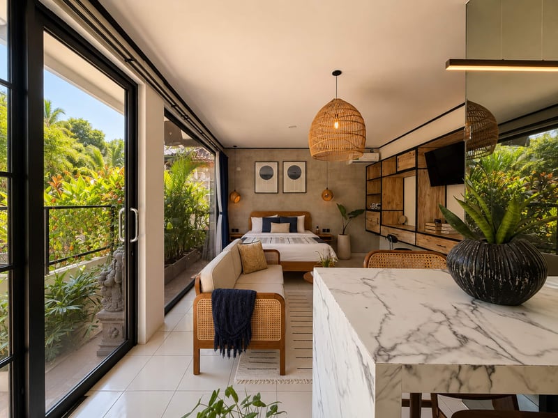 Modern  Studio, Seminyak Beach in 2 minutes walk 23