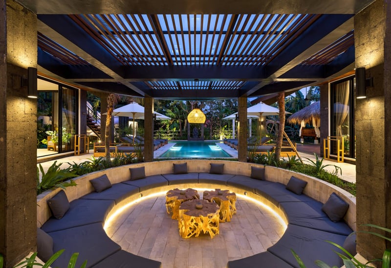 12BD Jungle retreat: slide, gym, spa, sauna, yoga — photo 3