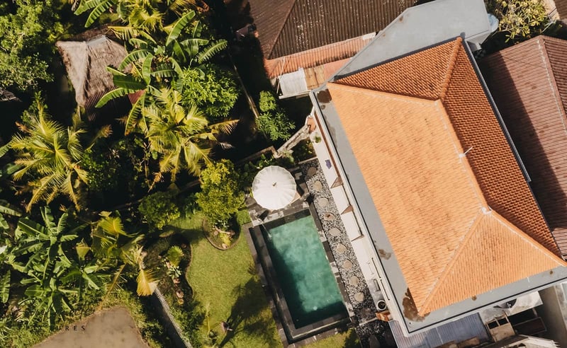 Villa MAHA -  3 BDR Poolvilla mit Reisfeldblick 10