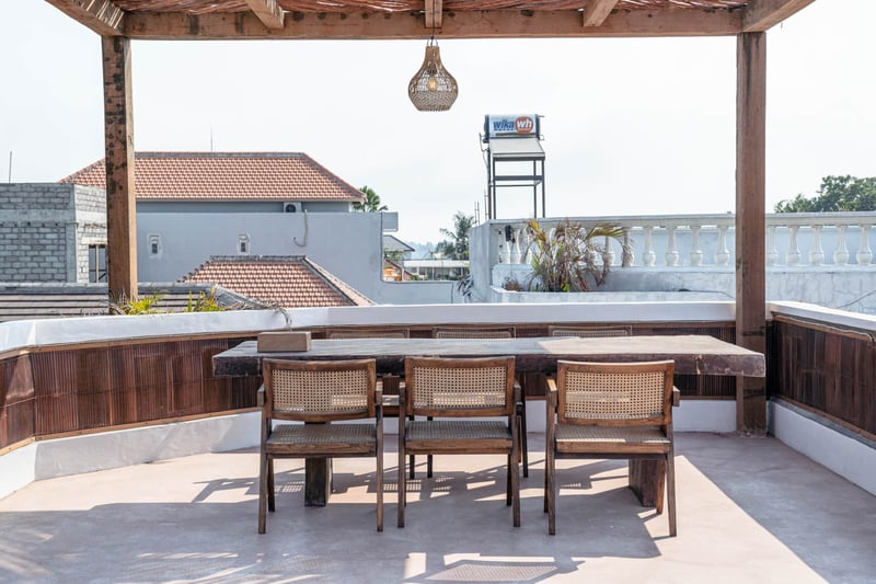 6-person  Boho Villa Canggu Perenenam, Rooftop cinema, pool 29