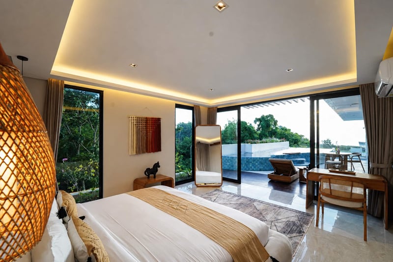 ONYX 3BR - Zen Hillside Oceanview Uluwatu 19