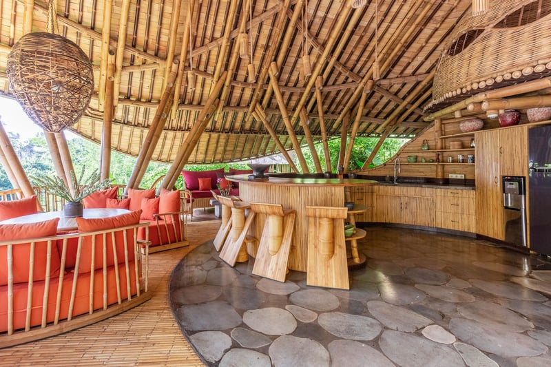Ananda House 3bds Eco Bamboo House Pool River View 10