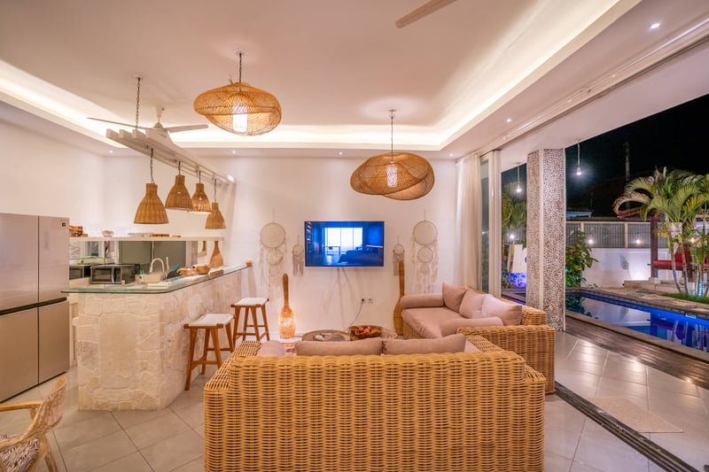 Cozy 3BR w/Pool, Sauna, IceBath 5 min Canggu beach — photo 4