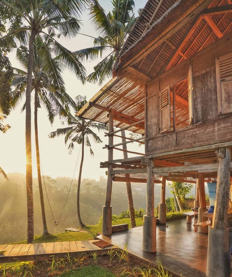 Zen Hideaway 2: Open-Air Teak Villa, Jungle Swing 1