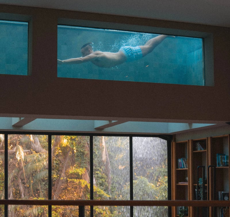 Modern LOFT• Glass Pool • River Ravine View 1
