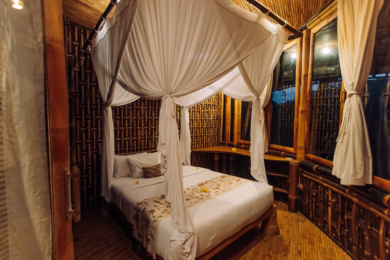 Temple House 3bds Eco Bamboo House Pool River View 13