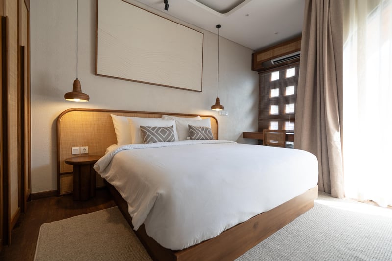 NEW 140m² Canggu LUX 2BR+Pool near Finns|Atlas 15