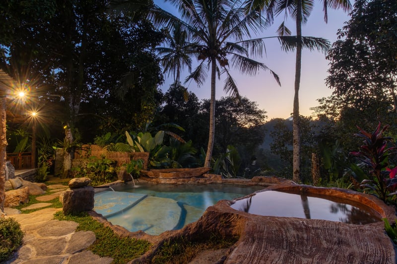 private jungle cabin + private poll + jungle view 34