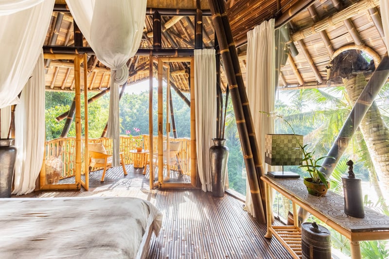 Ananda House 3bds Eco Bamboo House Pool River View 20