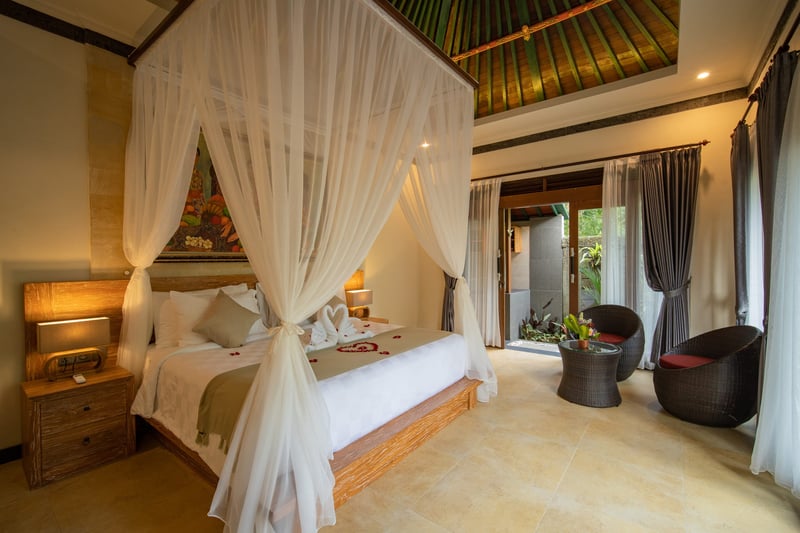 1-BR Private Villa in Ubud with Traditional Style 16