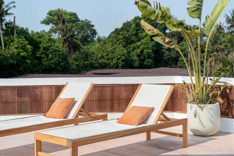 6-person  Boho Villa Canggu Perenenam, Rooftop cinema, pool 25