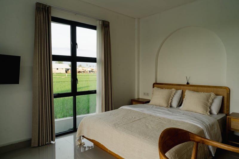 Rice Field View • Quiet Pool Villa Near Canggu 12