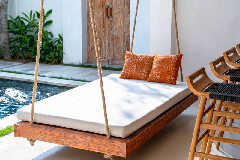 6-person  Boho Villa Canggu Perenenam, Rooftop cinema, pool 18