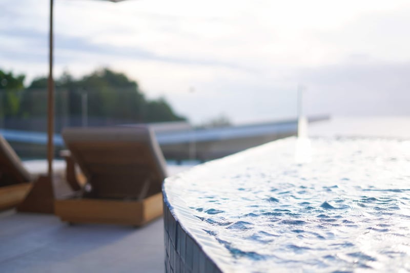 Zen Hillside Aquamarine 3BR Oceanview Private Pool — photo 3