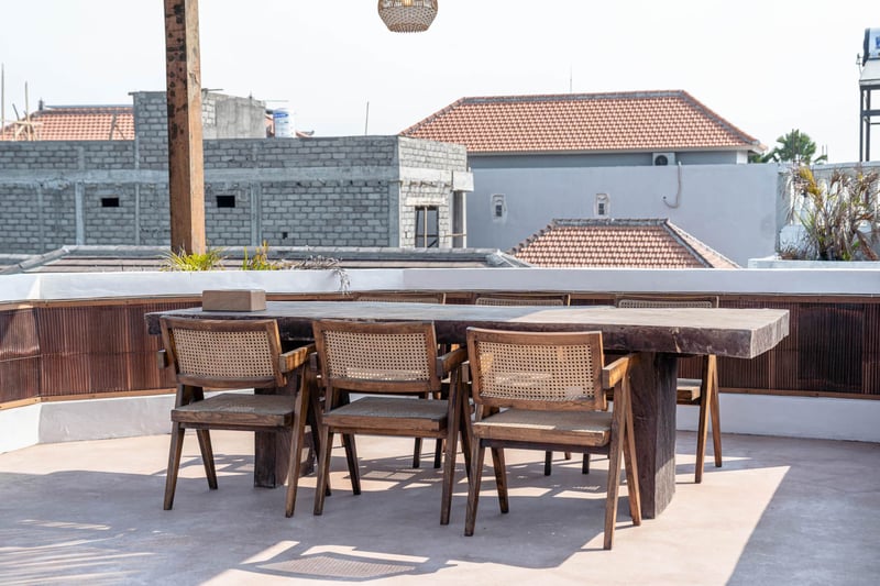 6-person  Boho Villa Canggu Perenenam, Rooftop cinema, pool 30