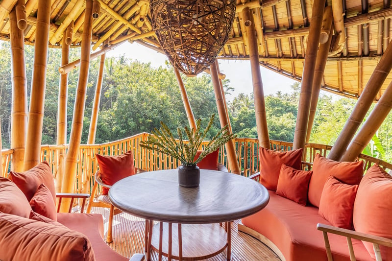 Ananda House 3bds Eco Bamboo House Pool River View 7