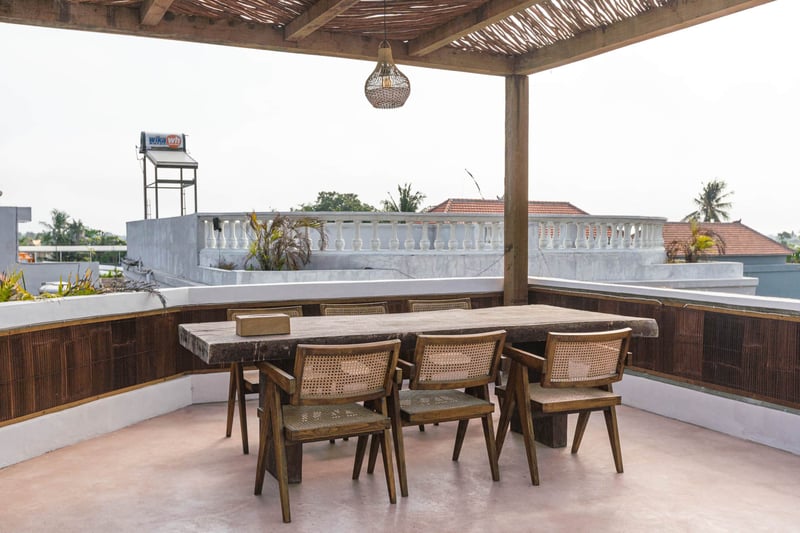 6-person  Boho Villa Canggu Perenenam, Rooftop cinema, pool 38