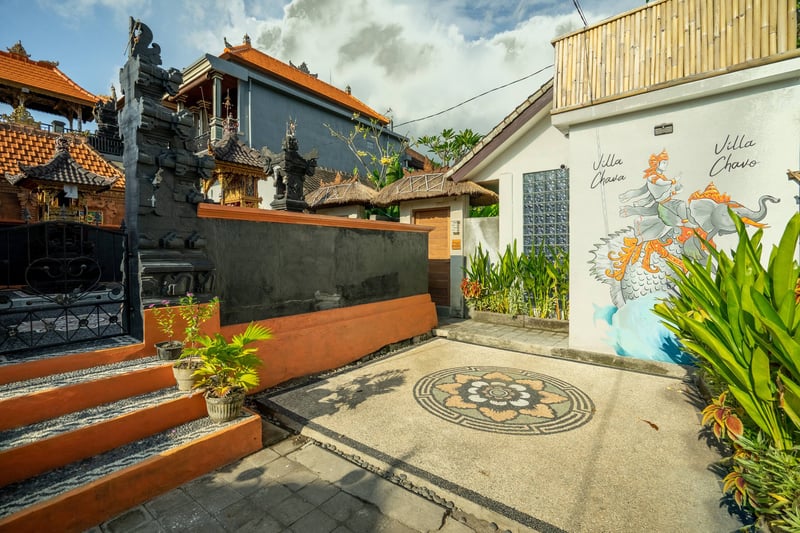 Stylish 1BR pool villa close to beach with office 27