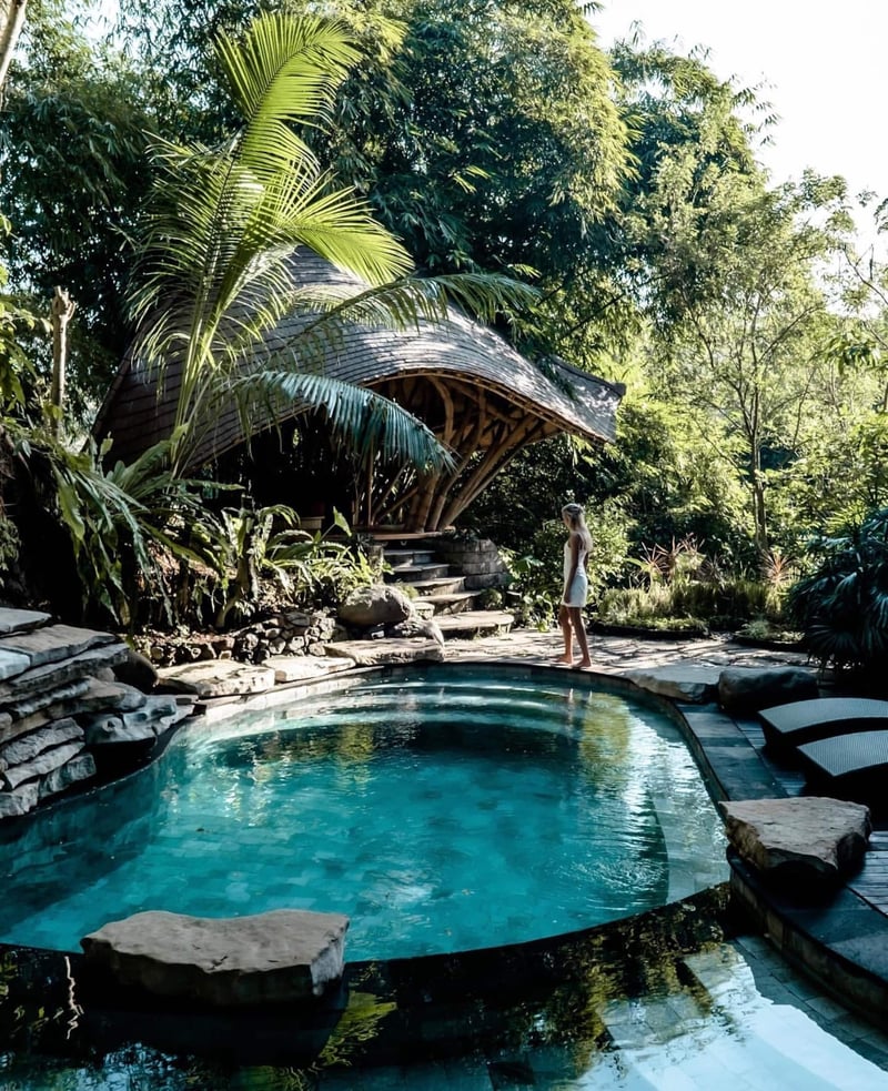 Sharma Springs 5 bds Luxurious Bamboo Mansion Pool 10