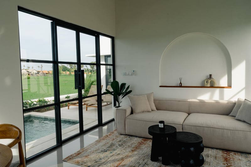 Rice Field View • Quiet Pool Villa Near Canggu 7