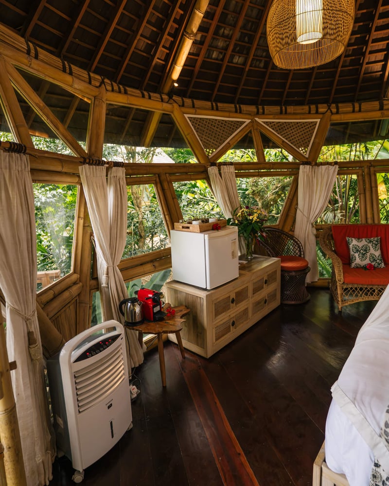 Beautiful Bamboo Treehouse with Waterfall & Pool 6