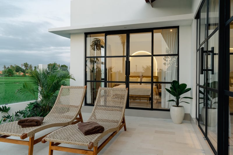 Rice Field View • Quiet Pool Villa Near Canggu 14
