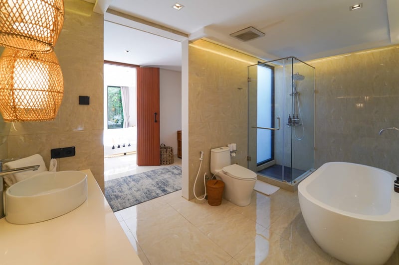 Zen Hillside Aquamarine 3BR Oceanview Private Pool 20
